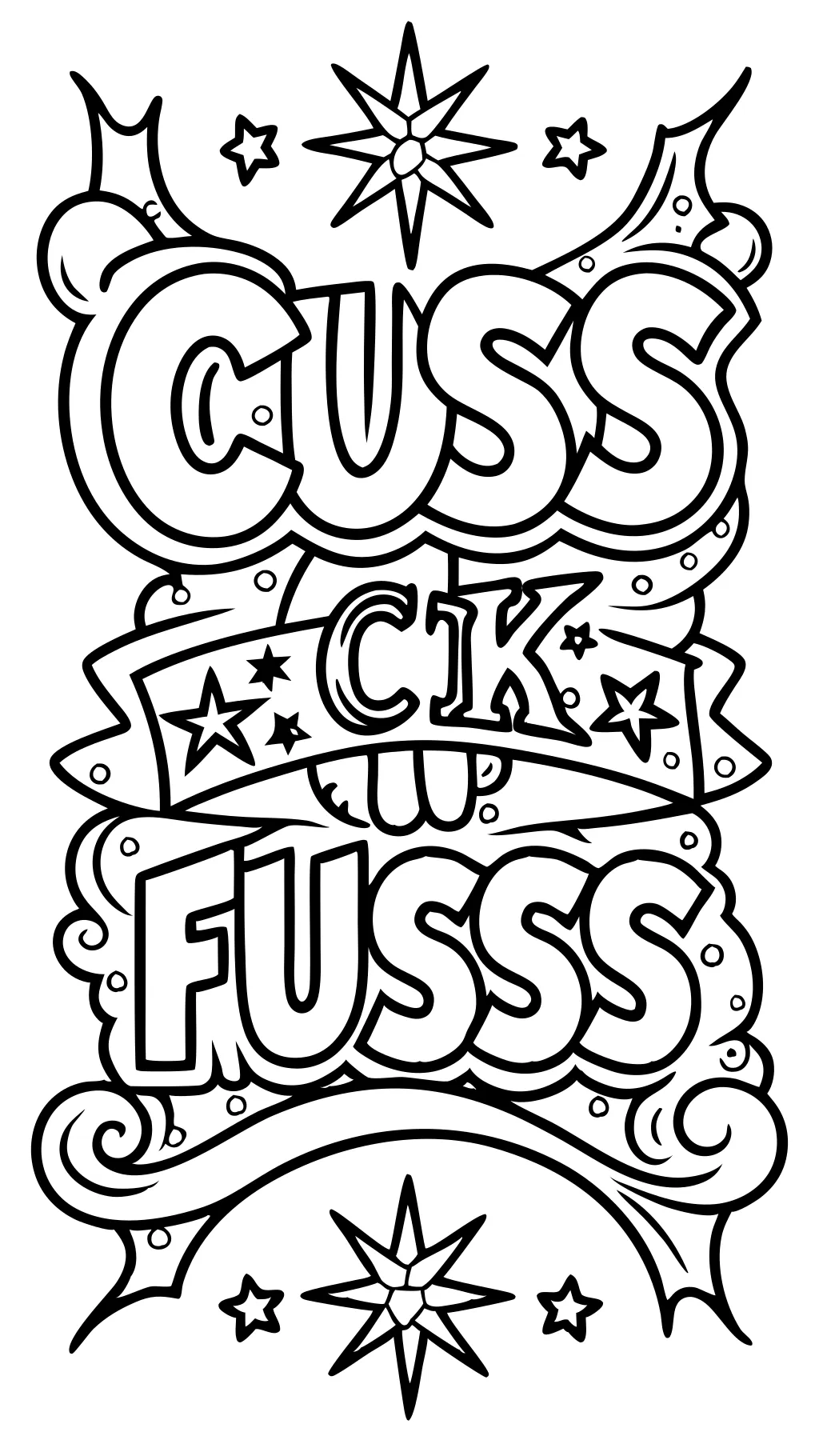 Cuss Word Coloring Pages gratis